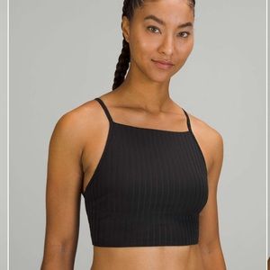NWT Lululemon Ribbed High Neck Swim Top